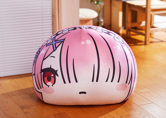 ラム びっぐもちぷちまるっこソファクッション