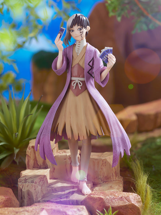 テニトルの「Dr.STONE」あさぎりゲンのフィギュア,Gen Asagiri figure from Tenitor