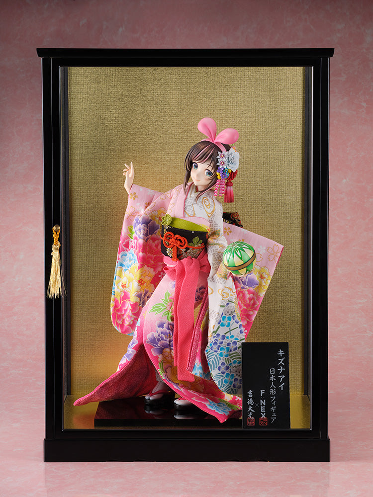 フェネクスの吉徳×キズナアイの日本人形フィギュア, yoshitoku×Kizuna AI japanese doll figure from FNEX