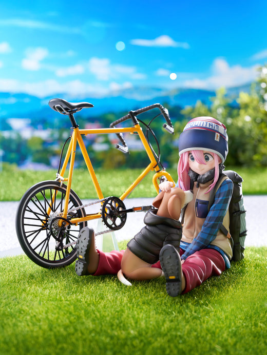 フェネクスの「ゆるキャン△」各務原なでしこのフィギュア,laid back camp Kagamihara Nadeshiko figure from FNEX