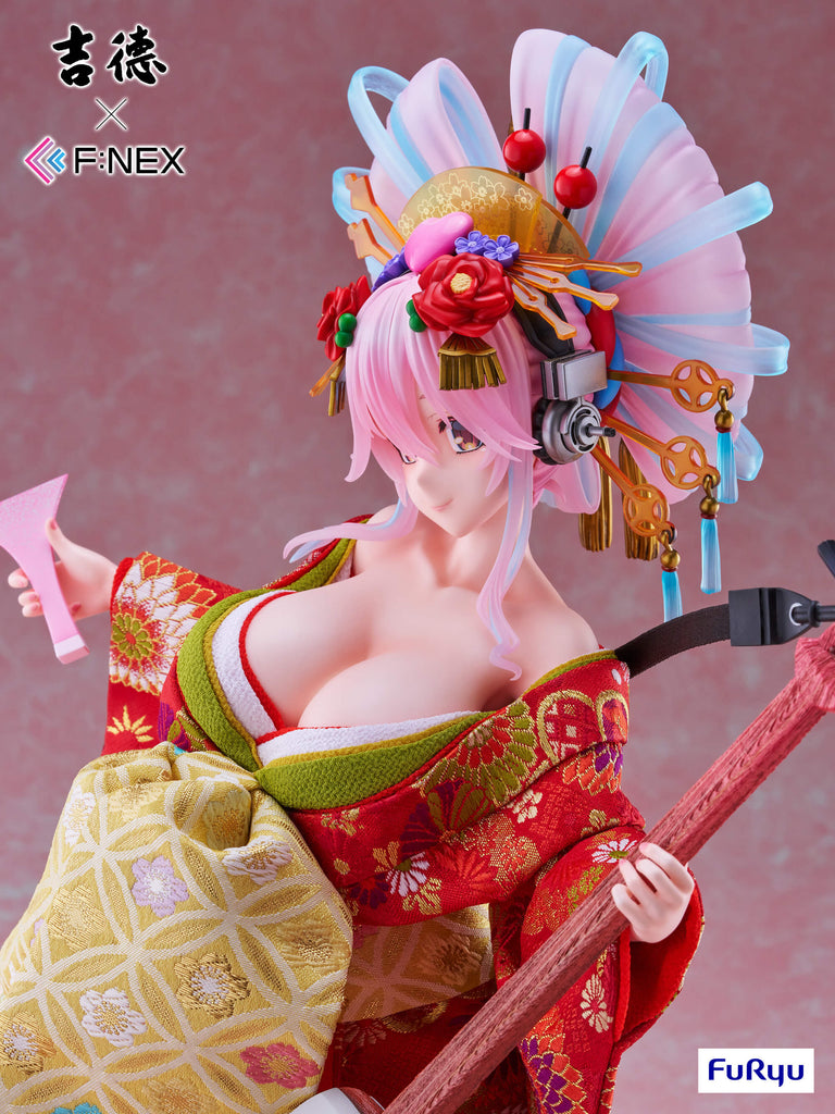 フェネクスの吉徳×すーぱーそに子の日本人形フィギュア, yoshitoku×Super Sonico japanese doll figure from FNEX