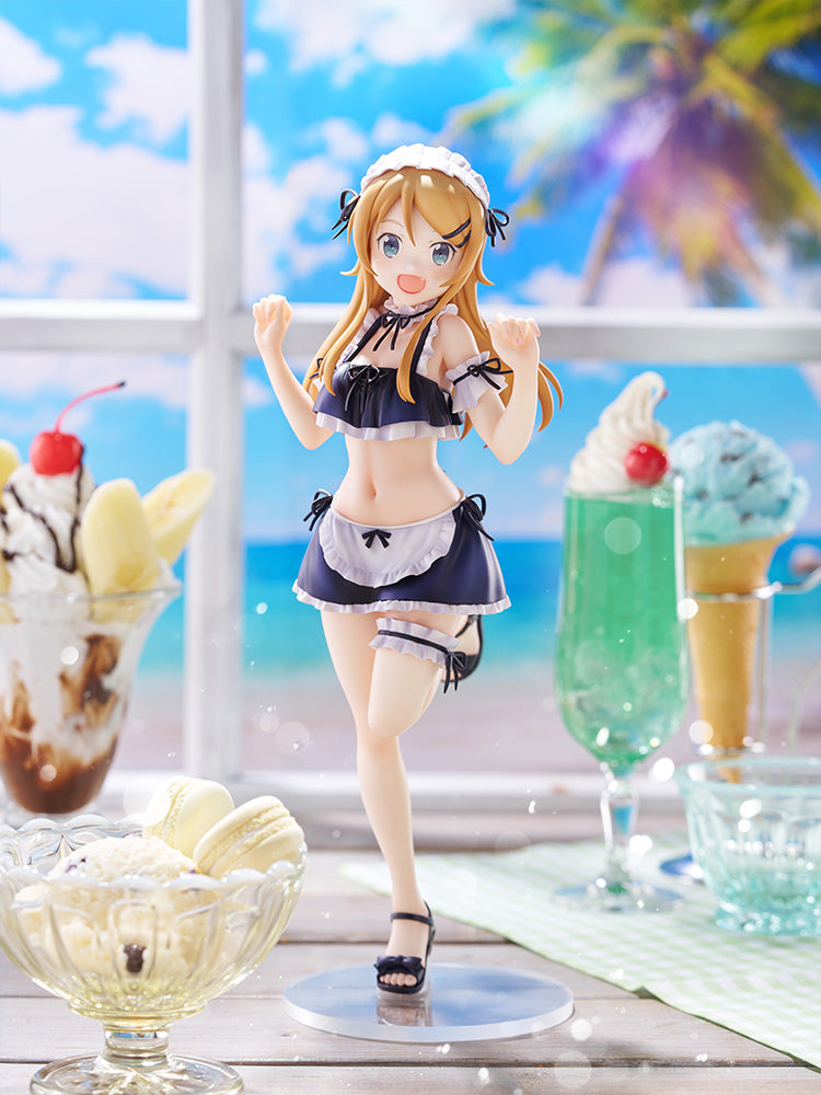 桐乃&黒猫&あやせ 水着メイドver.フィギュア ３体セット【限定特典付き】 TENITOL TALL 桐乃&黒猫&あやせ 水着メイドver. 3体セット｜俺の妹が