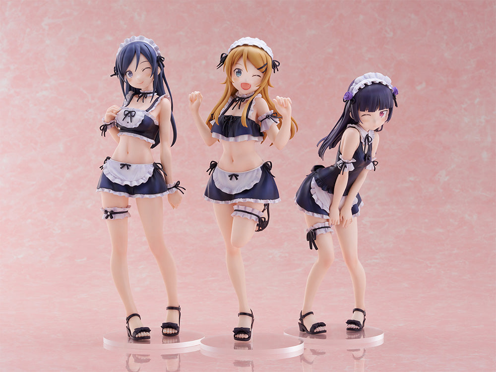 TENITOL TALL 桐乃&黒猫&あやせ 水着メイドver. 3体セット｜俺の妹が