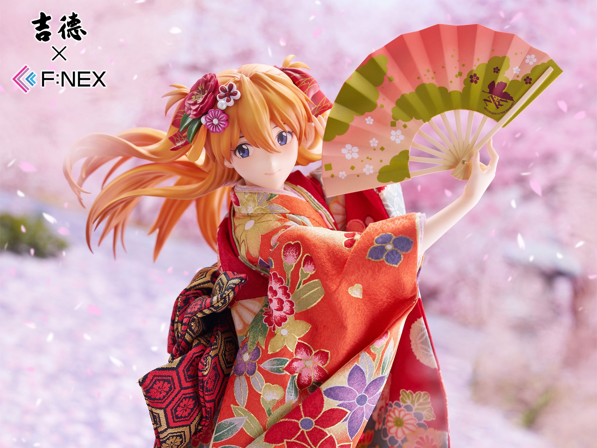 吉徳×F:NEX 式波・アスカ・ラングレー -日本人形- 1/4スケール