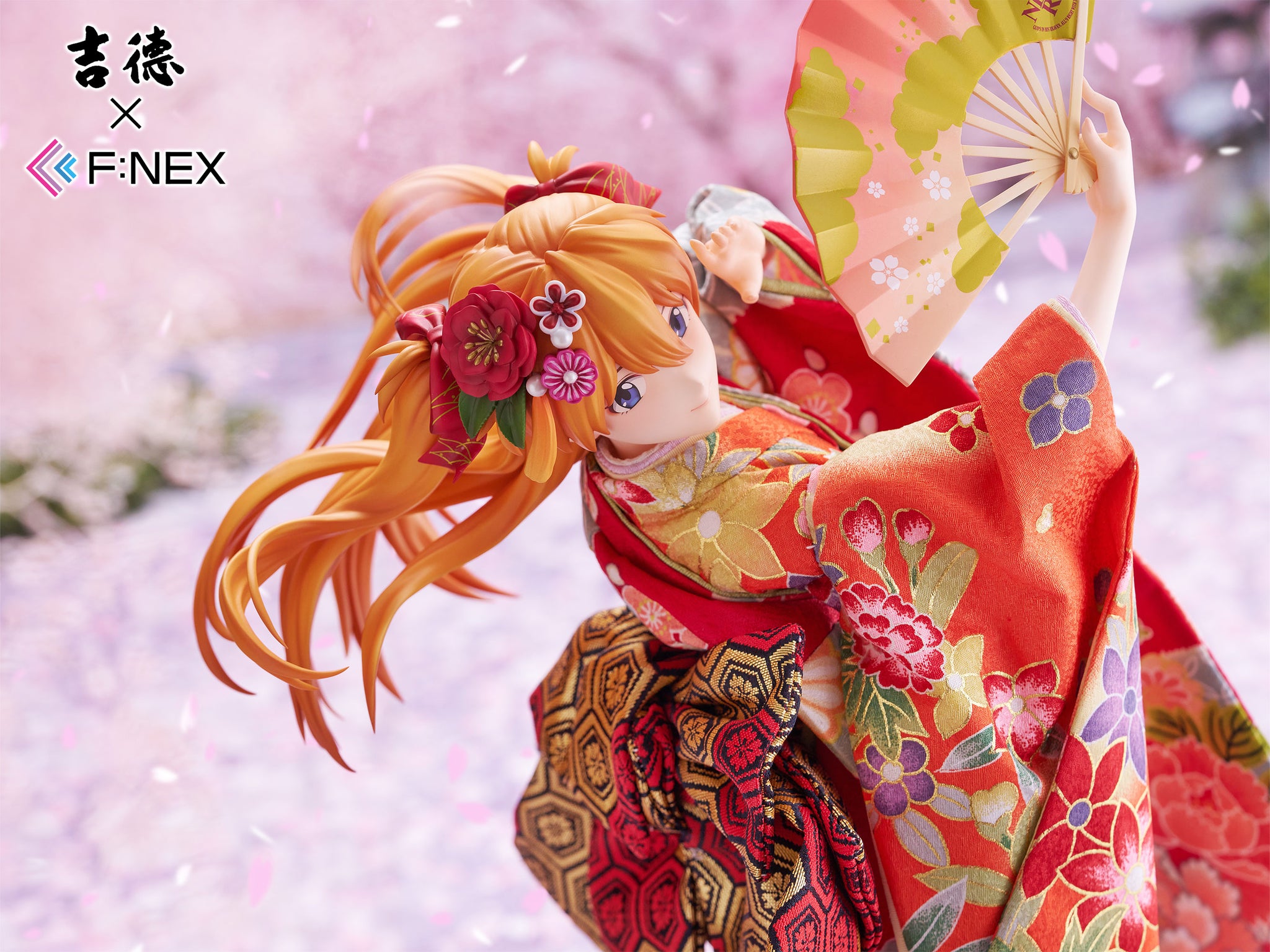 吉徳×F:NEX 綾波レイ＆式波・アスカ・ラングレー セット -日本人形- 1