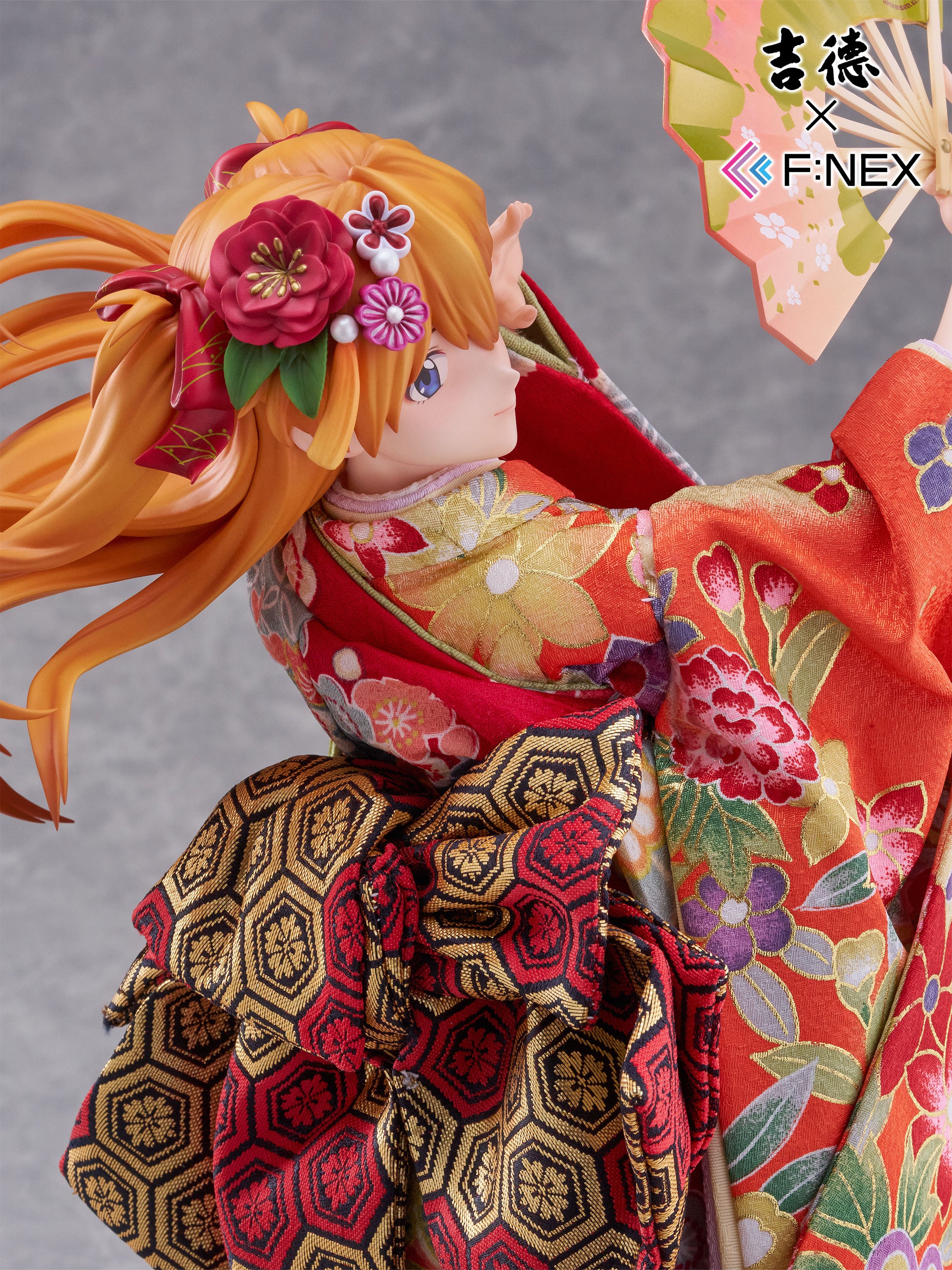 吉徳×F:NEX 式波・アスカ・ラングレー -日本人形- 1/4スケール
