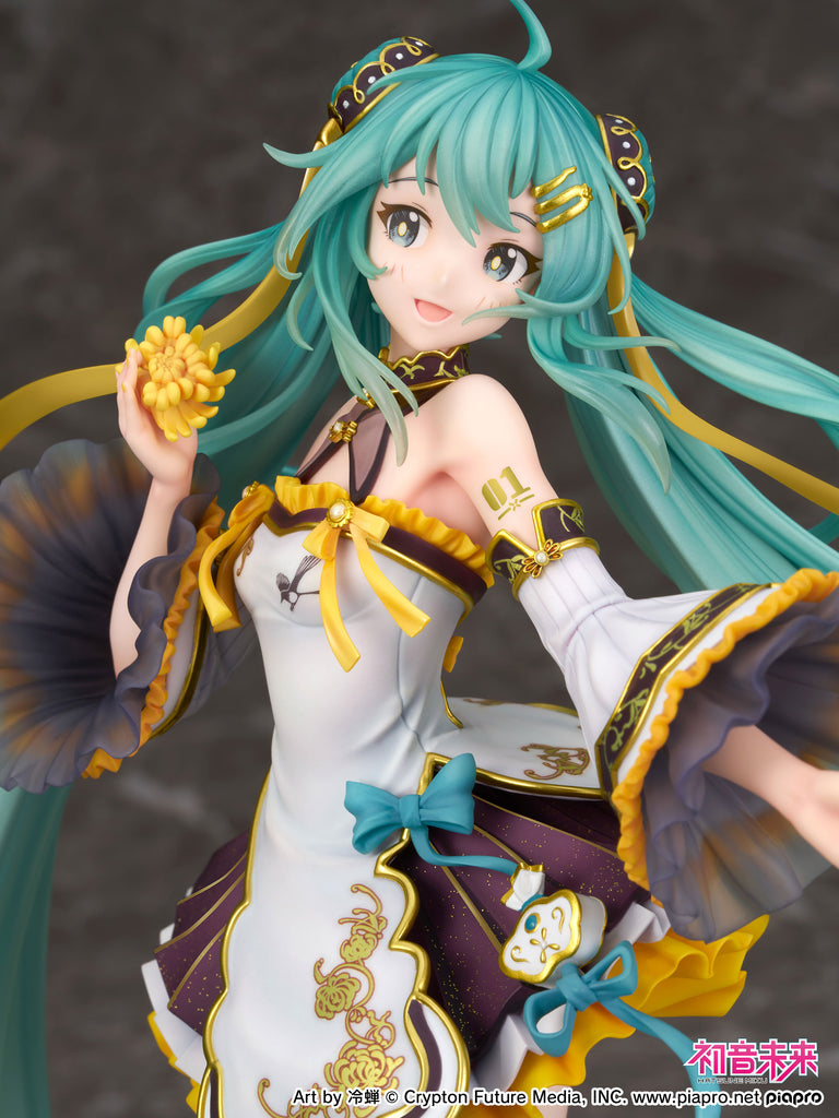 フェネクスの「初音ミク」中秋の夜verのフィギュア,Hatsune Miku Mid-Autumn Festival ver. figure from FNEX