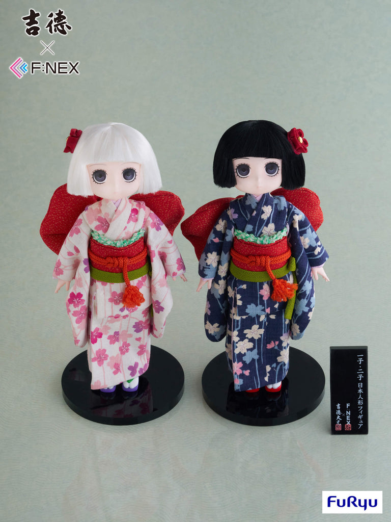 フェネクスの「鬼灯の冷徹」一子／二子 日本人形フィギュア セット,Hozuki's Coolheadedness: Ichiko & Niko Japanese Doll figure from FNEX