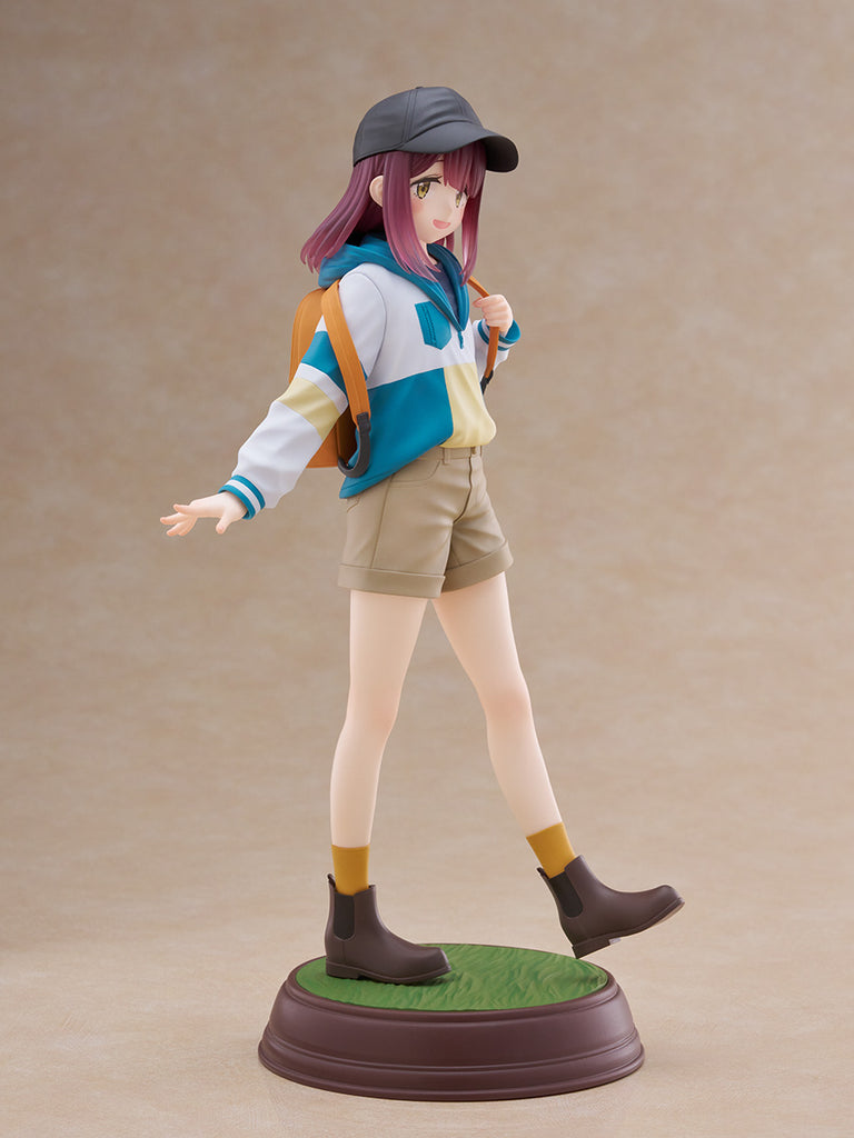 テニトルの「ゆるキャン△ SEASON３」土岐綾乃のフィギュア,laid back camp season3 Toki Ayano figure from Tenitol