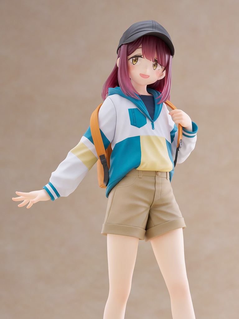 テニトルの「ゆるキャン△ SEASON３」土岐綾乃のフィギュア,laid back camp season3 Toki Ayano figure from Tenitol