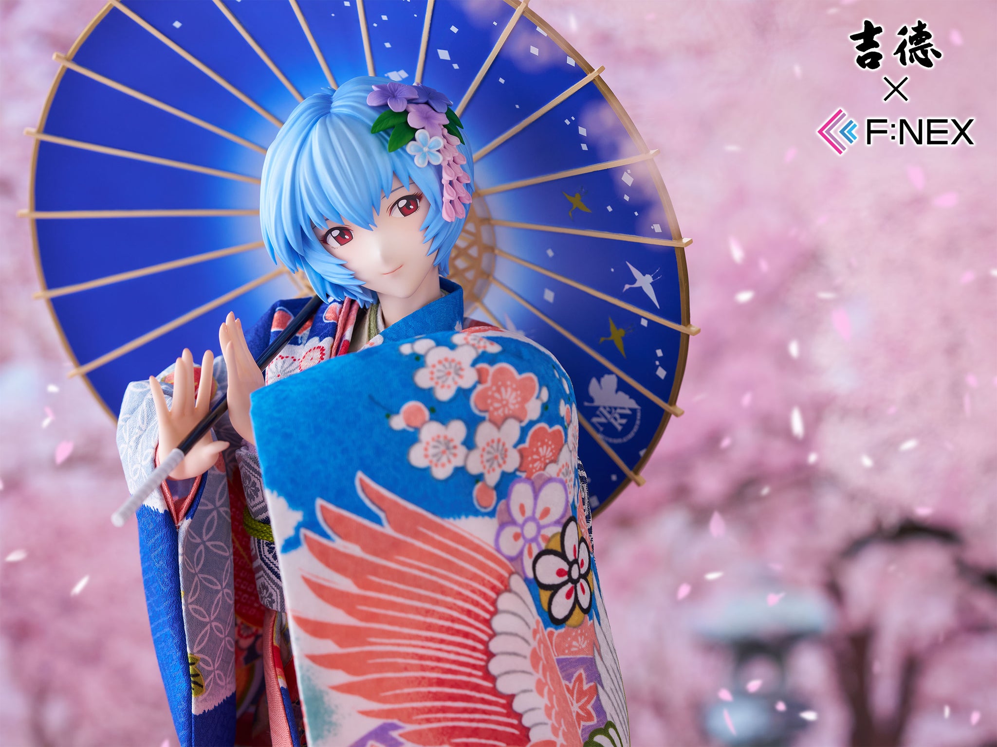 吉徳×F:NEX 綾波レイ -日本人形- 1/4スケールフィギュア