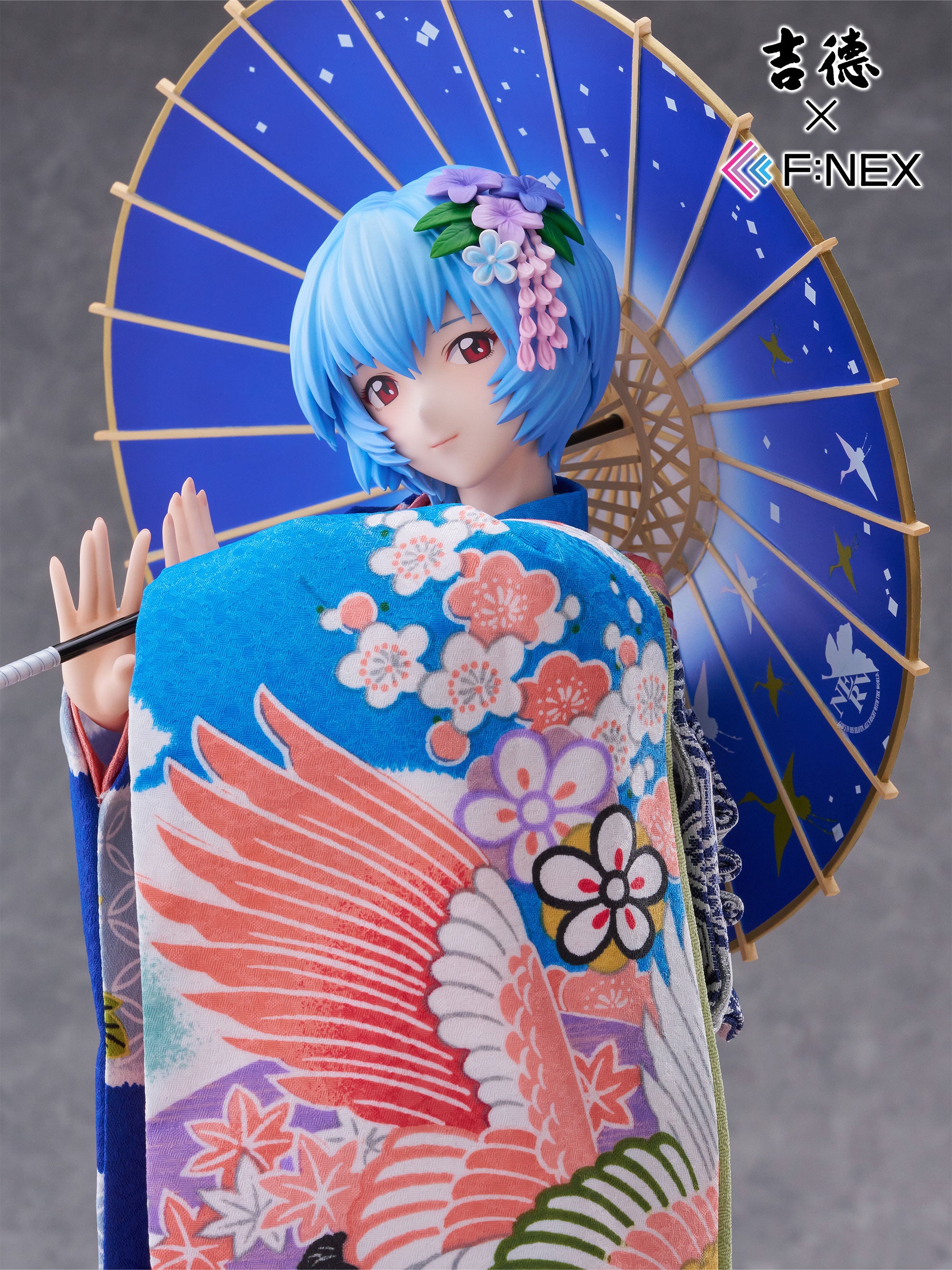 吉徳×F:NEX 綾波レイ -日本人形- 1/4スケールフィギュア