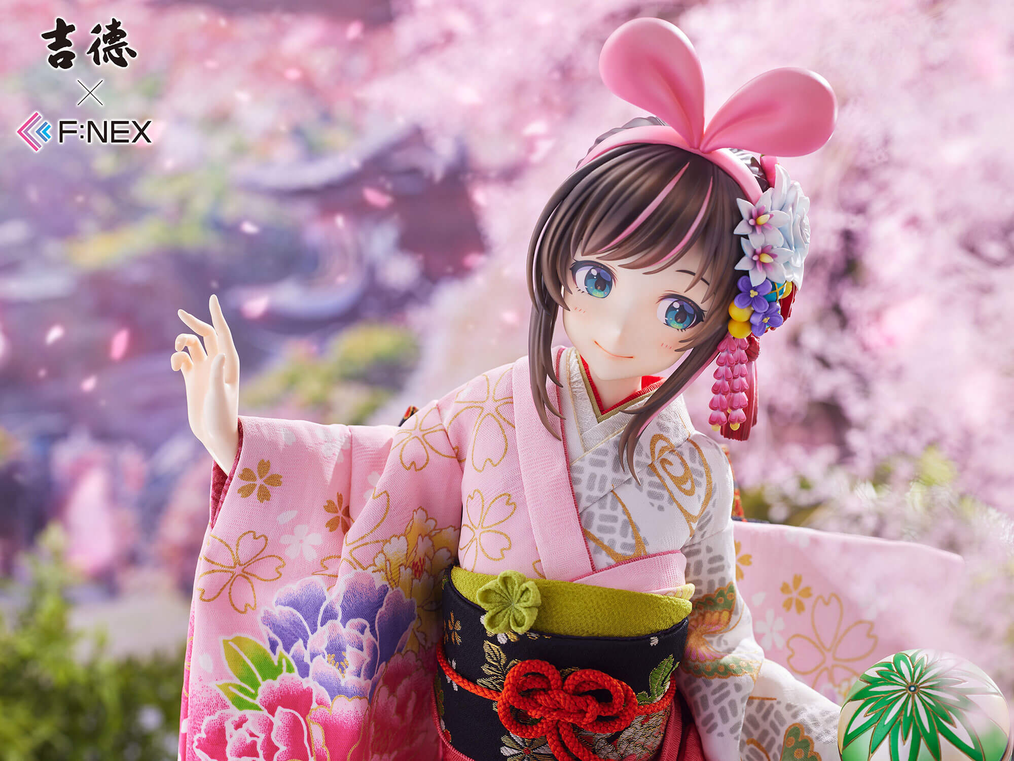 吉徳×F:NEX キズナアイ -日本人形- 1/4スケールフィギュア