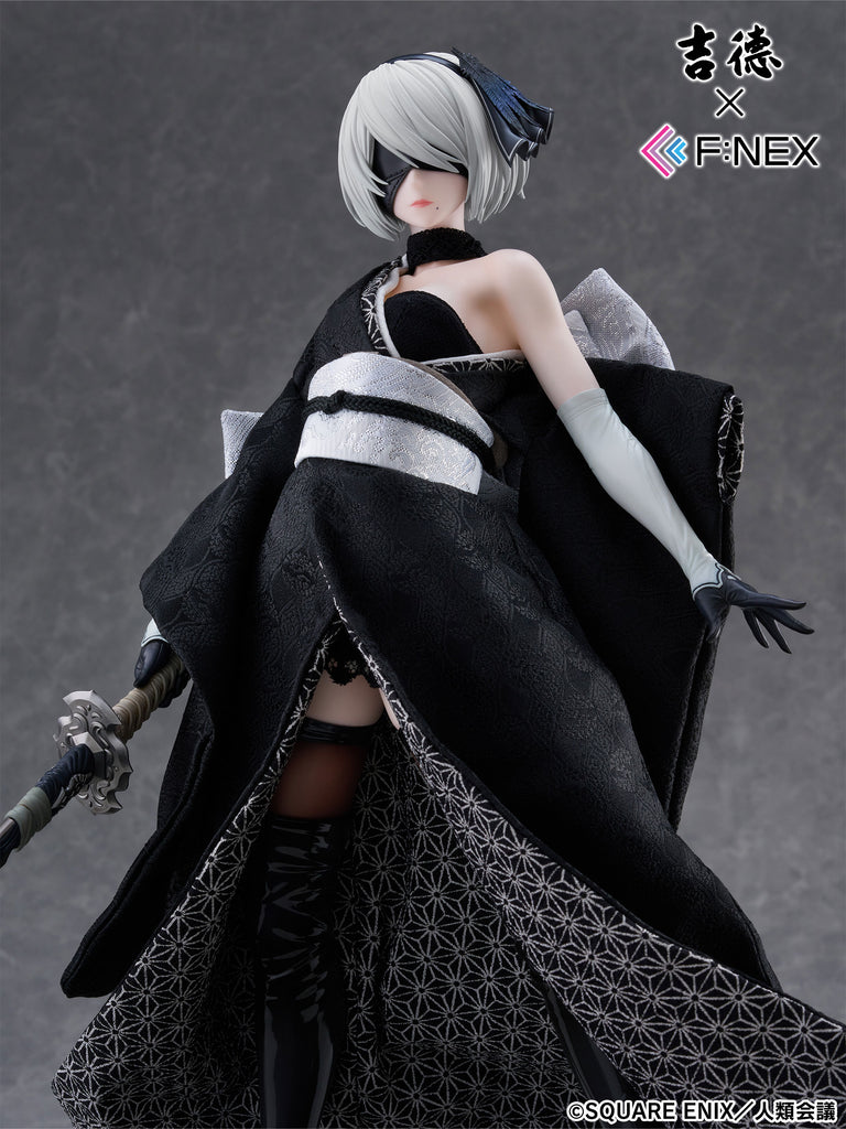 フェネクスの「ニーア オートマタ Ver1.1a」ヨルハ二号B型の吉徳 日本人形フィギュア,NieR:Automata Ver1.1a 2B Japanese Doll figure from FNEX