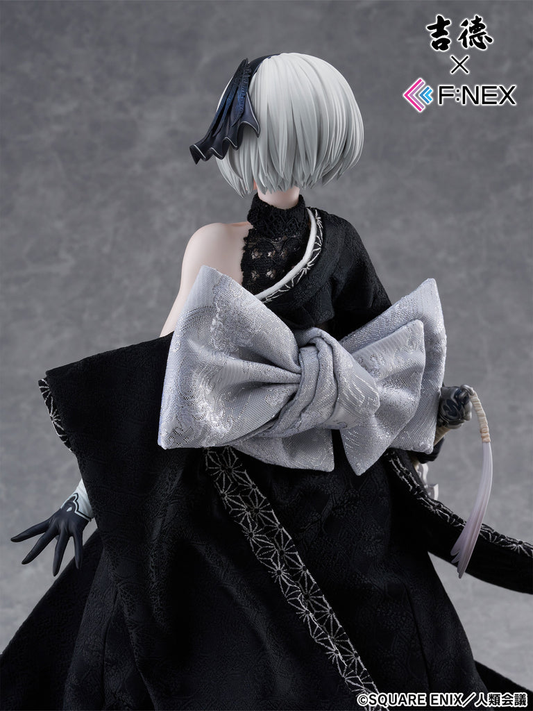 フェネクスの「ニーア オートマタ Ver1.1a」ヨルハ二号B型の吉徳 日本人形フィギュア,NieR:Automata Ver1.1a 2B Japanese Doll figure from FNEX