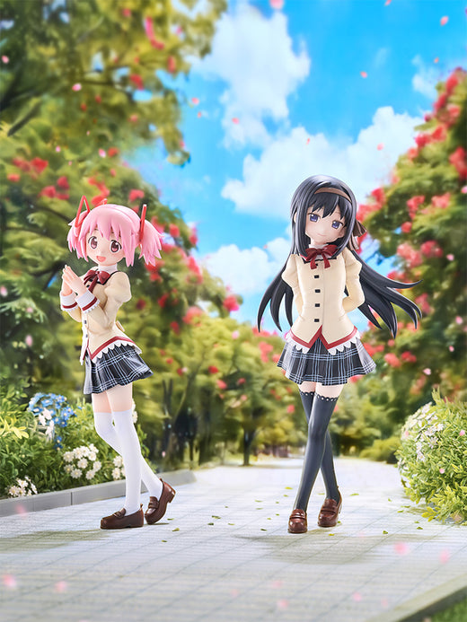 テニトルの「魔法少女まどか☆マギカ」鹿目まどか&暁美ほむらのノンスケールフィギュア,Puella Magi Madoka Magica Madoka Kaname&Homura Akemi non-scale figure from TENITOL