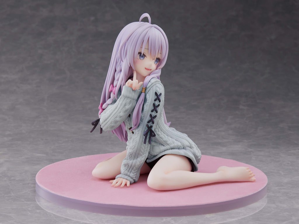 フェネクスの「魔女の旅々」イレイナ 青ニットバージョンのフィギュア,The Journey of Elaina Elaina kint ver. Repaint BLUE figure from FNEX
