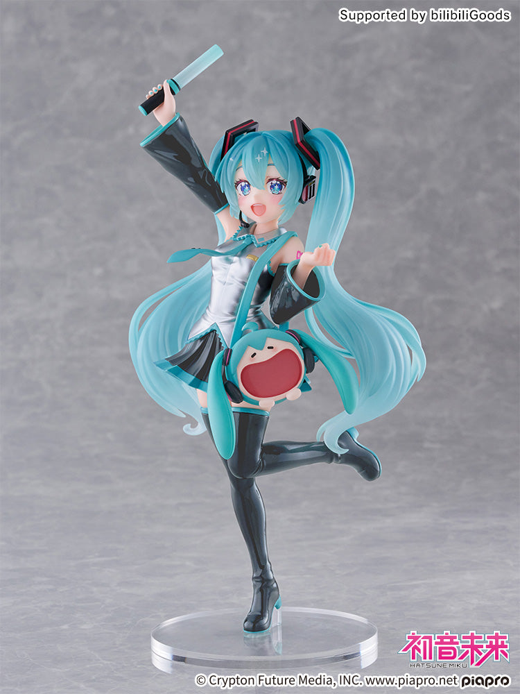 テニトルの「初音ミク」ふわふわ可愛い笑顔バッグのフィギュア,Hatsune Miku UWA bag figure from TENITOL