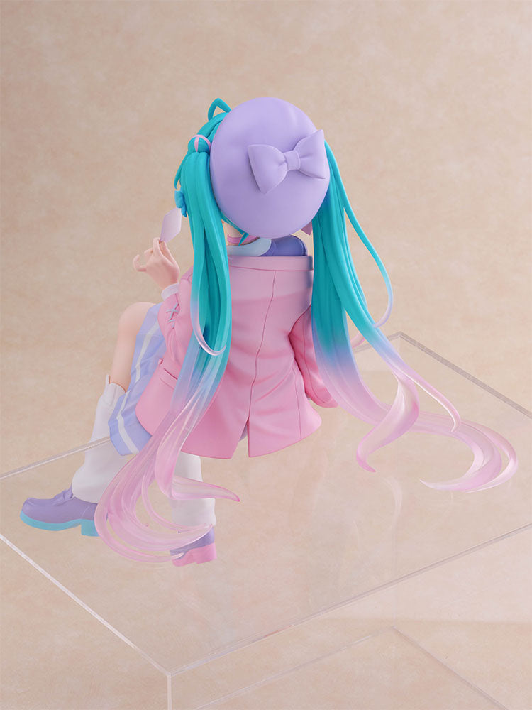 テニトルの「初音ミク」のBIGぬーどるストッパーフィギュア,Hatsune Miku BIG Noodle Stopper Figure from Tenitol