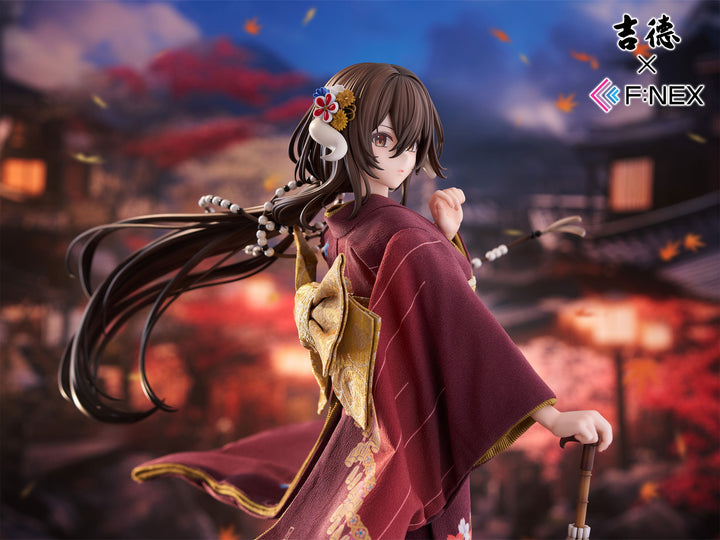 吉徳×F:NEX 三笠 青花小町ver. -日本人形- 1/4スケールフィギュア