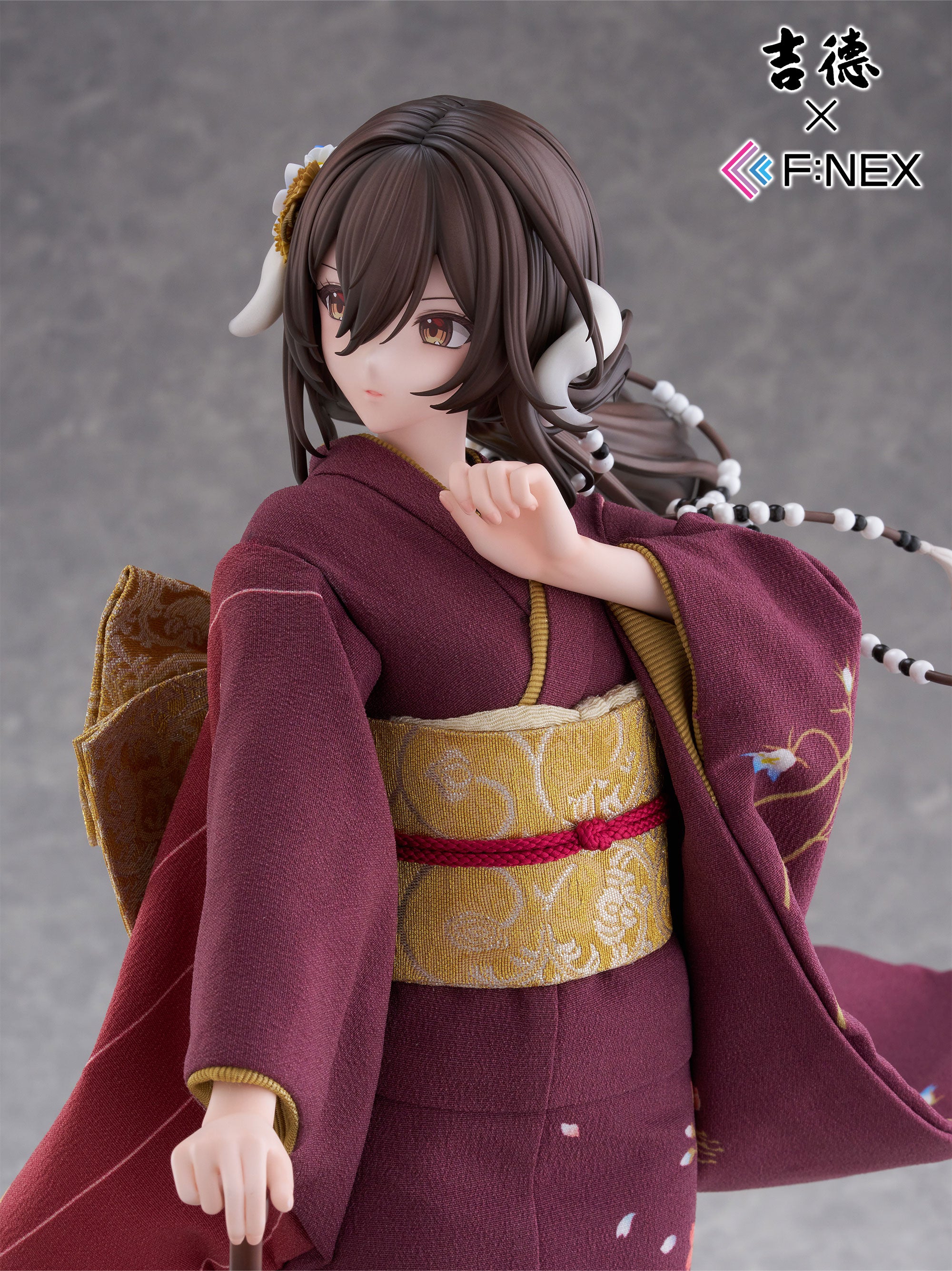 吉徳×F:NEX 三笠 青花小町ver. -日本人形- 1/4スケールフィギュア