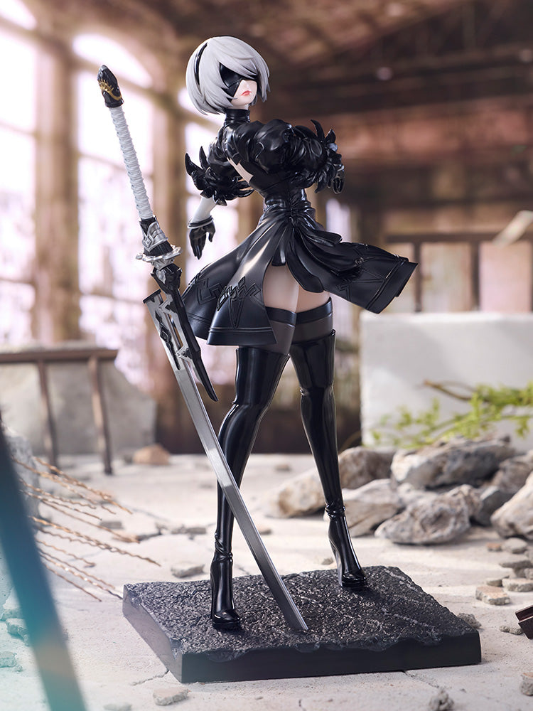 テニトルの「ニーア オートマタ」ヨルハ二号B型のフィギュア,NieR:Automata Ver1.1a 2B figure from Tenitol