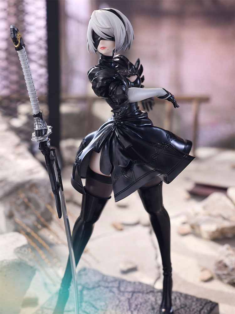 テニトルの「ニーア オートマタ」ヨルハ二号B型のフィギュア,NieR:Automata Ver1.1a 2B figure from Tenitol