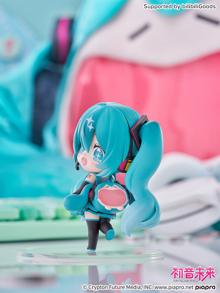 テニトルの「初音ミク」ふわふわ可愛い笑顔バッグ(ミニ)のフィギュア,Hatsune Miku UWA bag[mini] figure from TENITOL