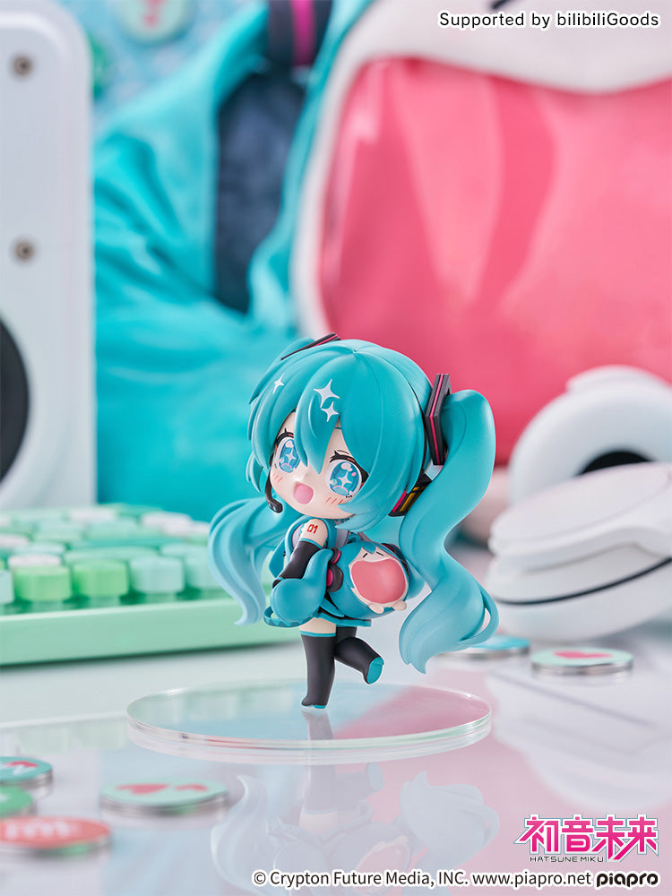 テニトルの「初音ミク」ふわふわ可愛い笑顔バッグ(ミニ)のフィギュア,Hatsune Miku UWA bag[mini] figure from TENITOL