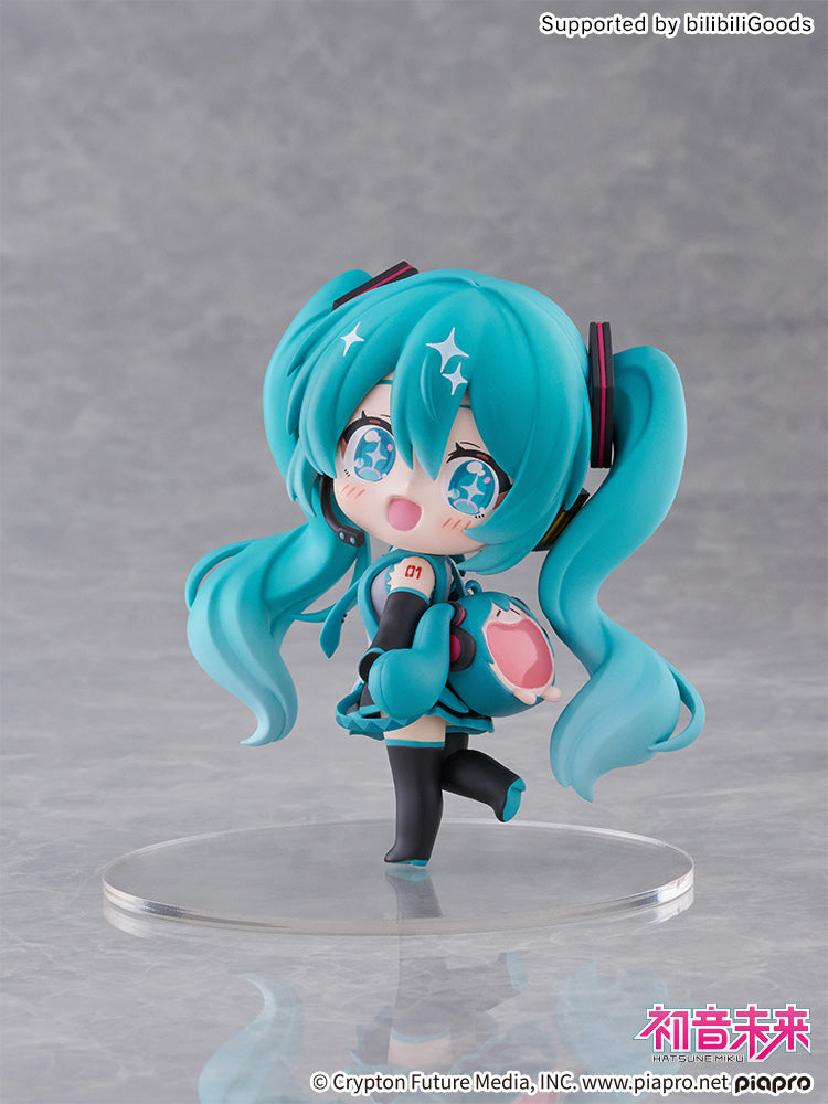 テニトルの「初音ミク」ふわふわ可愛い笑顔バッグ(ミニ)のフィギュア,Hatsune Miku UWA bag[mini] figure from TENITOL