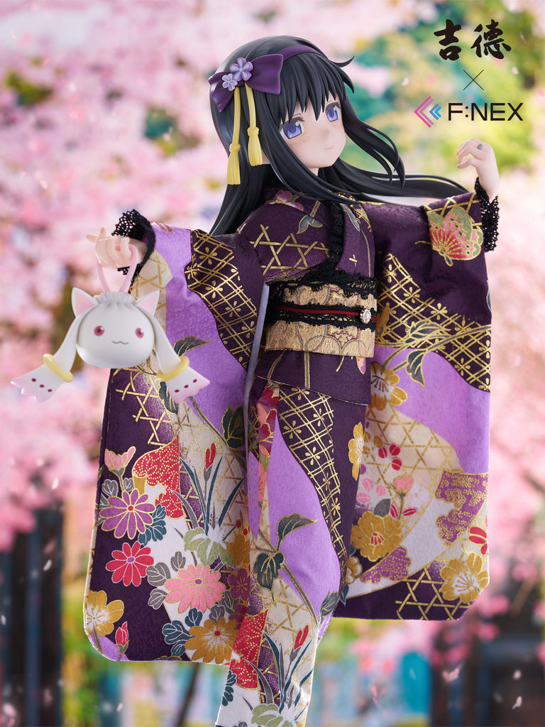 フェネクスの「魔法少女まどか☆マギカ」暁美ほむらの日本人形フィギュア,Puella Magi Madoka Magica Homura Akemi Japanese Doll figure from FNEX_02