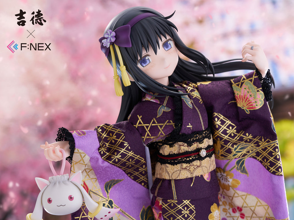 フェネクスの「魔法少女まどか☆マギカ」暁美ほむらの日本人形フィギュア,Puella Magi Madoka Magica Homura Akemi Japanese Doll figure from FNEX_04