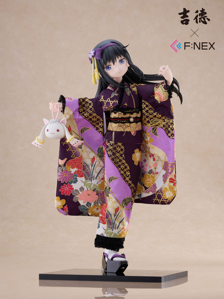 フェネクスの「魔法少女まどか☆マギカ」暁美ほむらの日本人形フィギュア,Puella Magi Madoka Magica Homura Akemi Japanese Doll figure from FNEX_07