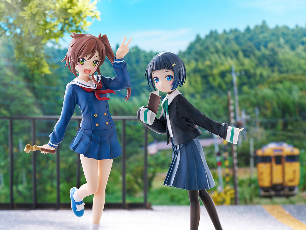 テニトルの「終末トレインどこへいく？」千倉 静留のフィギュア,Train to the End of the World Shizuru Chikura figure from Tenitol