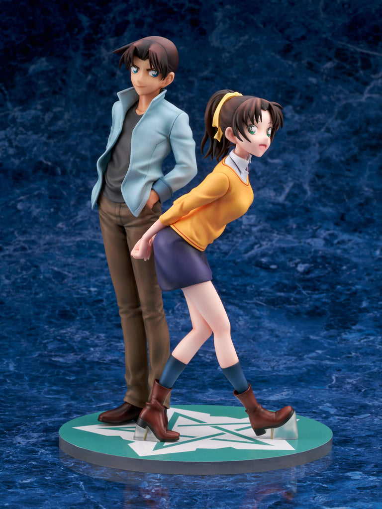 フェネクスの「名探偵コナン」服部平次&遠山和葉のフィギュア,Case Closed Hattori Heiji&Toyama Kazuha figure from FNEX