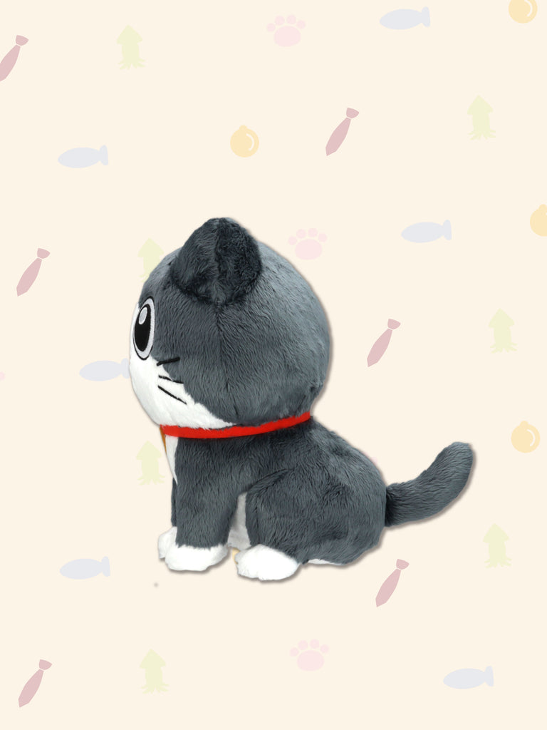 「ねこに転生したおじさん」プンちゃんのぬいぐるみ,A middle-aged man who has been reincarnated as a cat Pun-chan stuffed toy