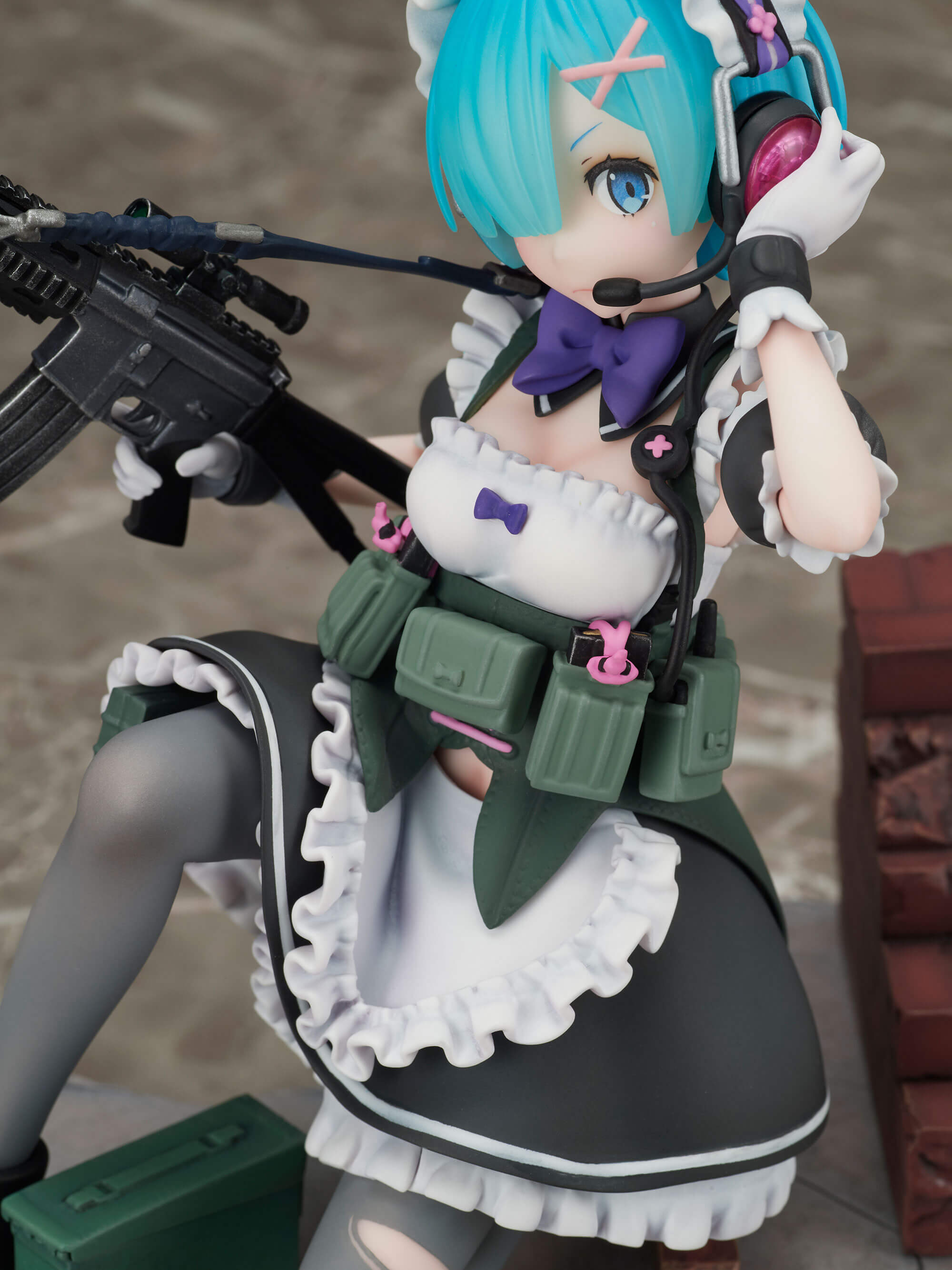 Re:ゼロから始める異世界生活 リゼロ フィギュア レム ラム ミリタリー レム -ミリタリー- 1/7スケールフィギュア – フィギュア通販は