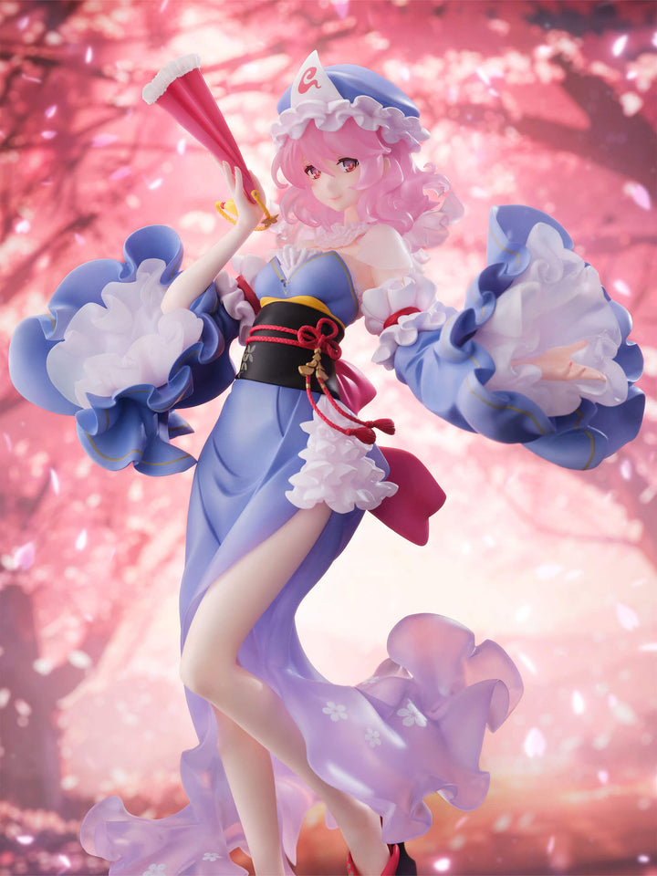 東方Project ひゅらさん先生 「幽々子•蝶」 キャンバスアート・額装