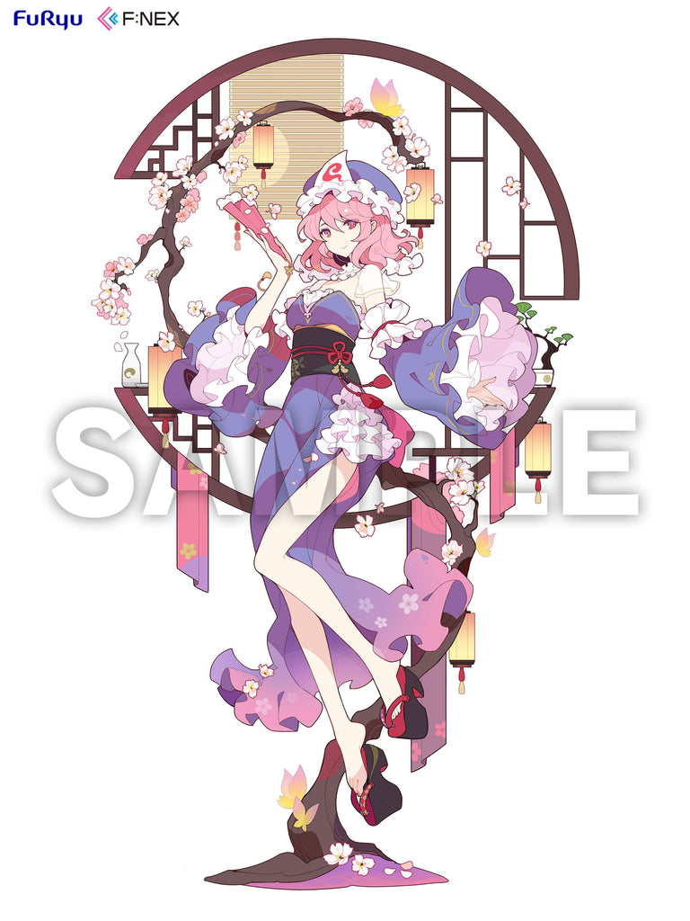 フェネクスの「東方Project」西行寺幽々子のフィギュア,Touhou Project Saigyouji Yuyuko figure from FNEX