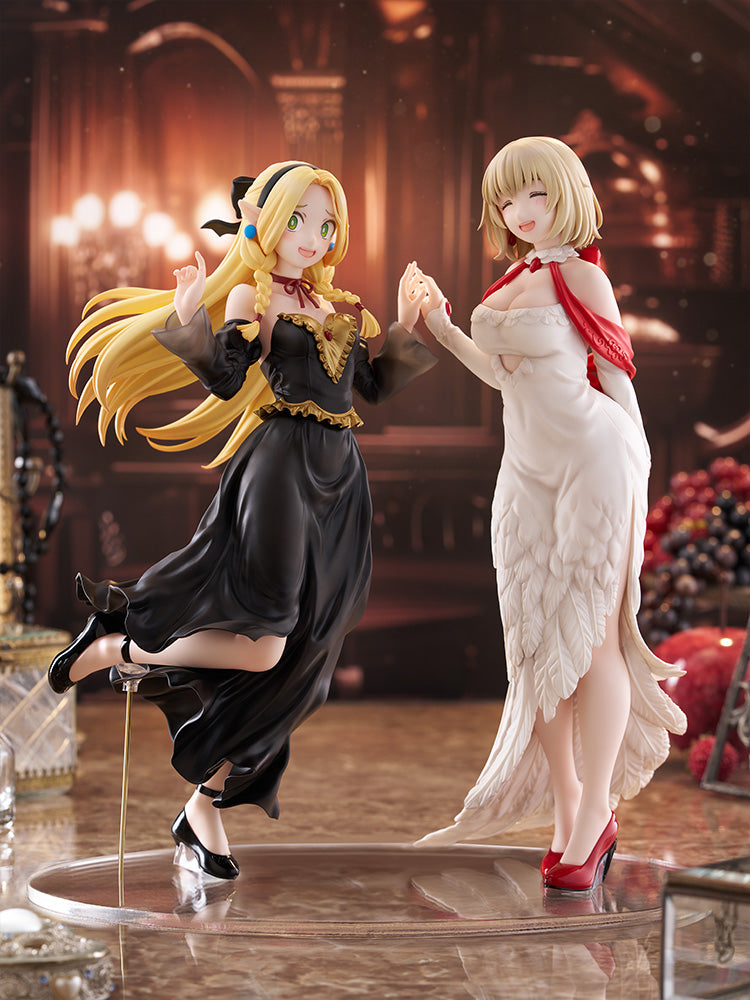 テニトルの「ダンジョン飯」マルシルとファリンのフィギュア,Delicious in Dungeon Marcille and Falin figure from TENITOL