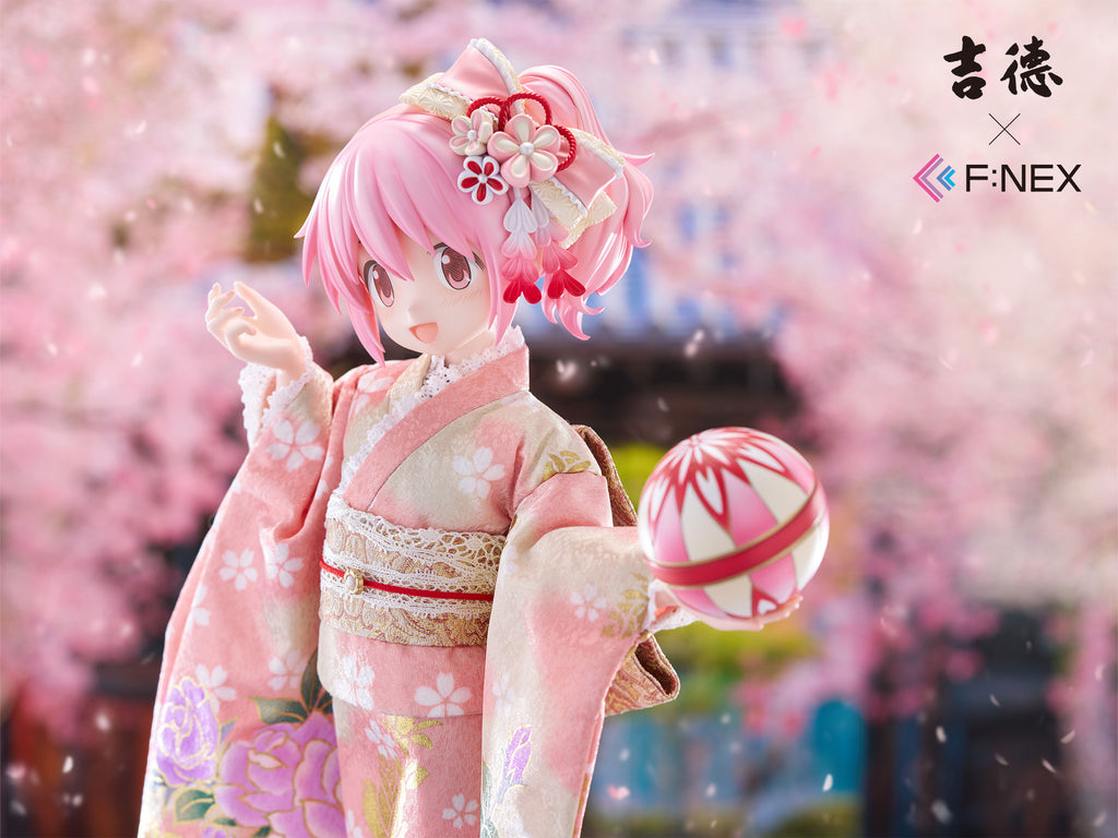 フェネクスの「魔法少女まどか☆マギカ」鹿目まどかの日本人形フィギュア,Puella Magi Madoka Magica Madoka Kaname Japanese Doll figure from FNEX_04