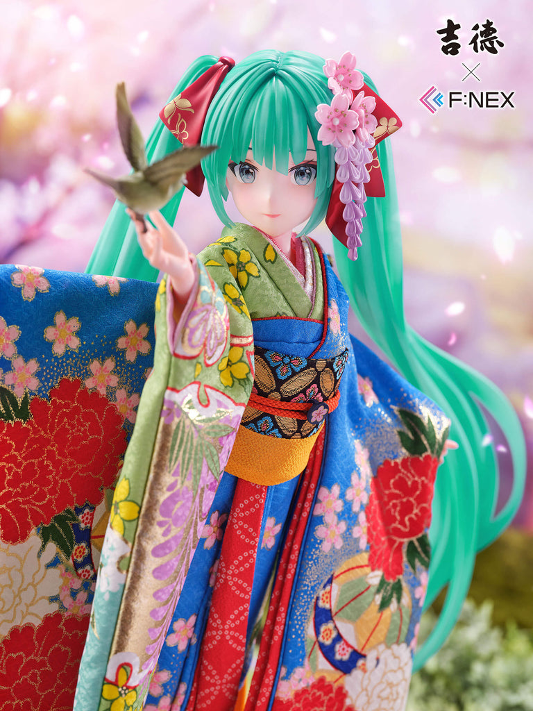 フェネクスの「初音ミク」の日本人形フィギュア,Hatsune Miku  Japanese doll figure 
 from FNEX