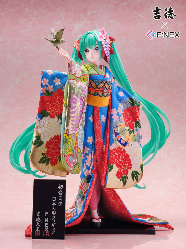 フェネクスの「初音ミク」の日本人形フィギュア,Hatsune Miku  Japanese doll figure 
 from FNEX