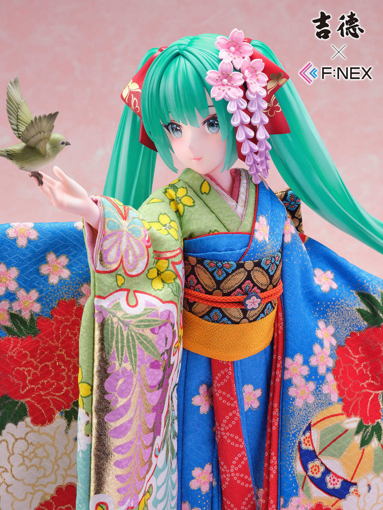 フェネクスの「初音ミク」の日本人形フィギュア,Hatsune Miku  Japanese doll figure 
 from FNEX