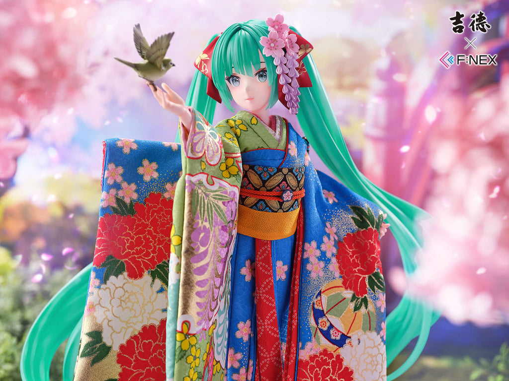フェネクスの「初音ミク」の日本人形フィギュア,Hatsune Miku  Japanese doll figure 
 from FNEX