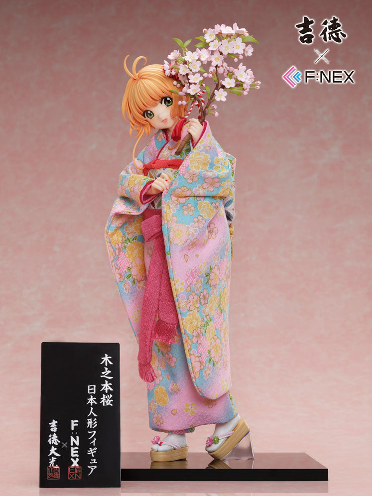 木之本桜 　日本人形　吉徳×F：NEX カードキャプターさくら 吉徳×F:NEX 木之本桜 -日本人形- 1/4スケールフィギュア