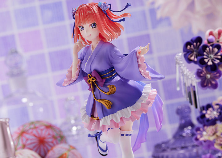 FURYU HOBBY MALL限定 TENITOL 一花(いちか) ミニスカ浴衣ver. 映画「五等分の花嫁」 完成品 フィギュア(AMU-TNL0020) フリュー 中古】(本体B+/箱B)映画 五等分の花嫁 TENITOL 一花 ミニスカ