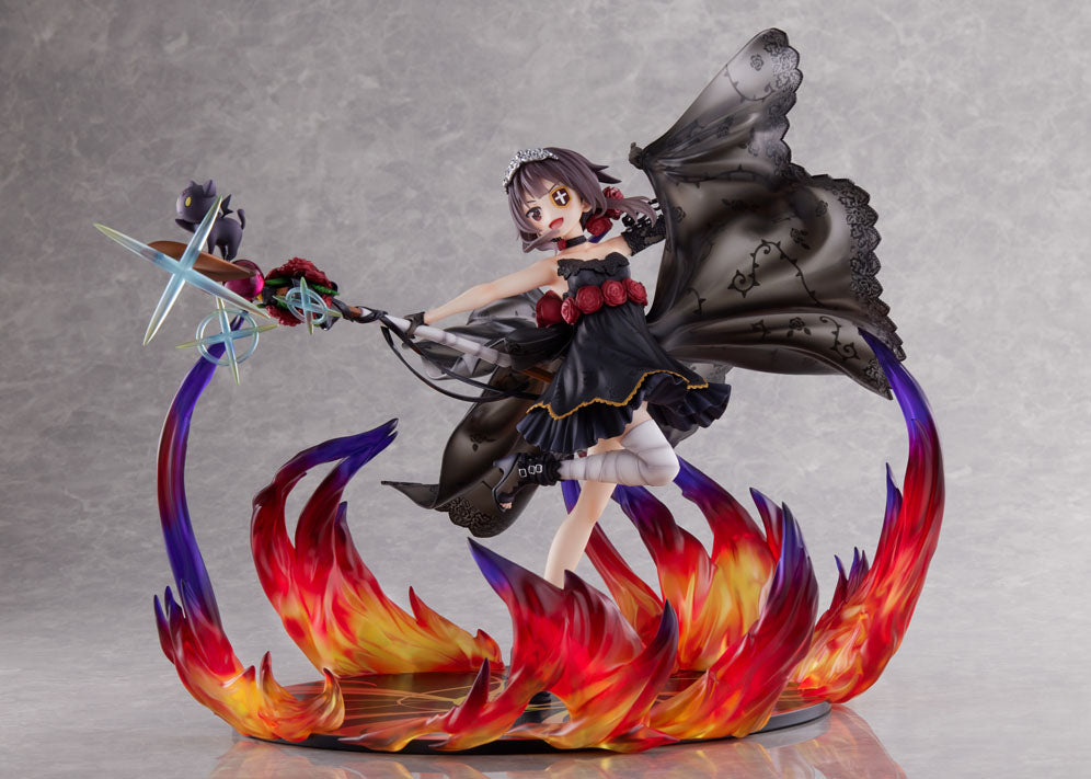 FuRyu F:NEX めぐみん 漆黒の薔薇ドレスVer. 別顔付き このすば めぐみん 漆黒の薔薇ドレスver. 1/7スケールフィギュア – フィギュア