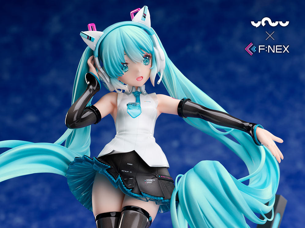 妖舞YOWU×F:NEX】初音ミク 猫耳ヘッドフォンVer. 1/7スケール